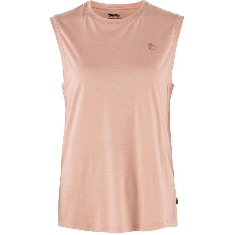 Fjällräven Womens Abisko Wool Tank Top  (Lyserød (CHALK ROSE/302) Large)