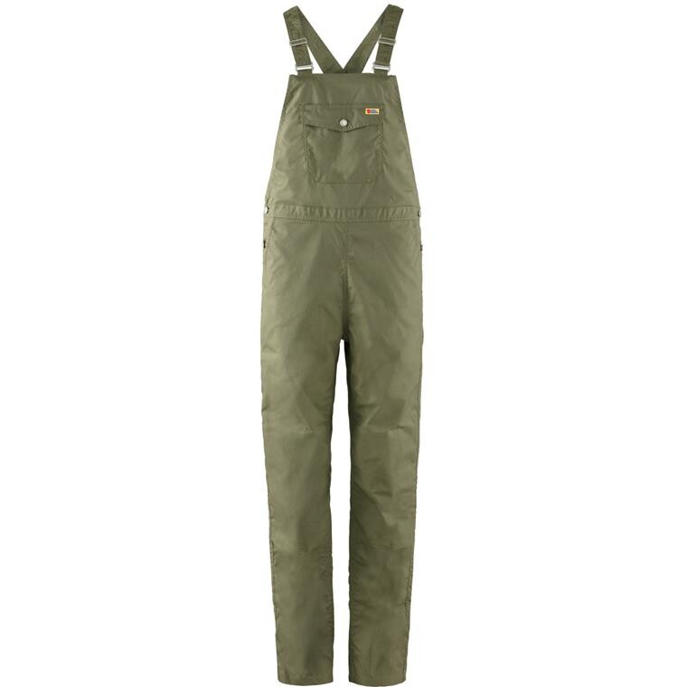 Fjällräven Womens Vardag Dungaree Trousers  (Grøn (GREEN/620) Small)