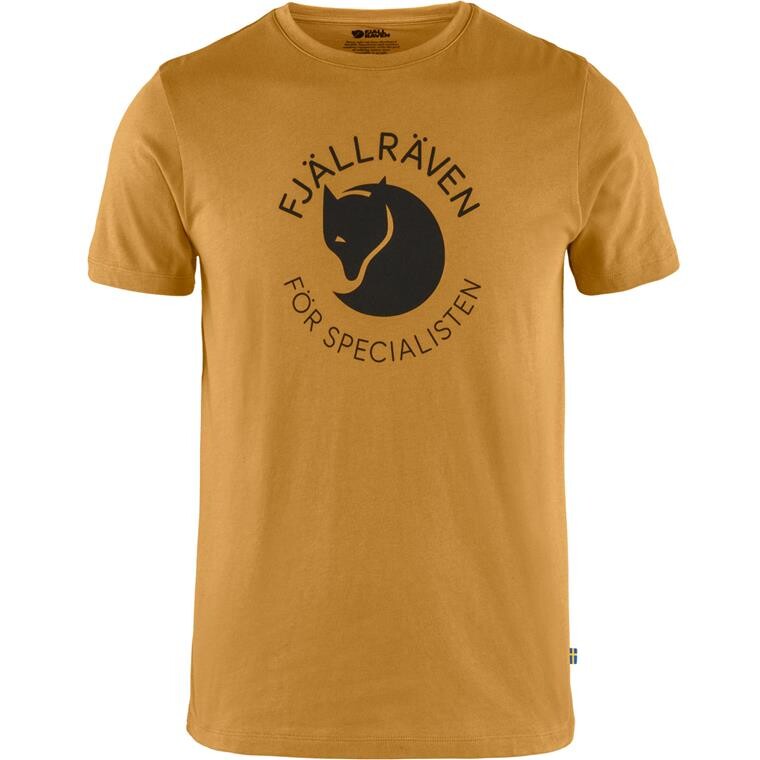 Fjällräven Mens Fjällräven Fox T-shirt  (Brun (ACORN/166) X-small)