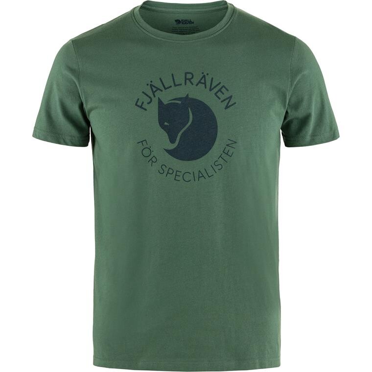 Fjällräven Mens Fjällräven Fox T-shirt  (Grøn (DEEP PATINA/679) X-small)