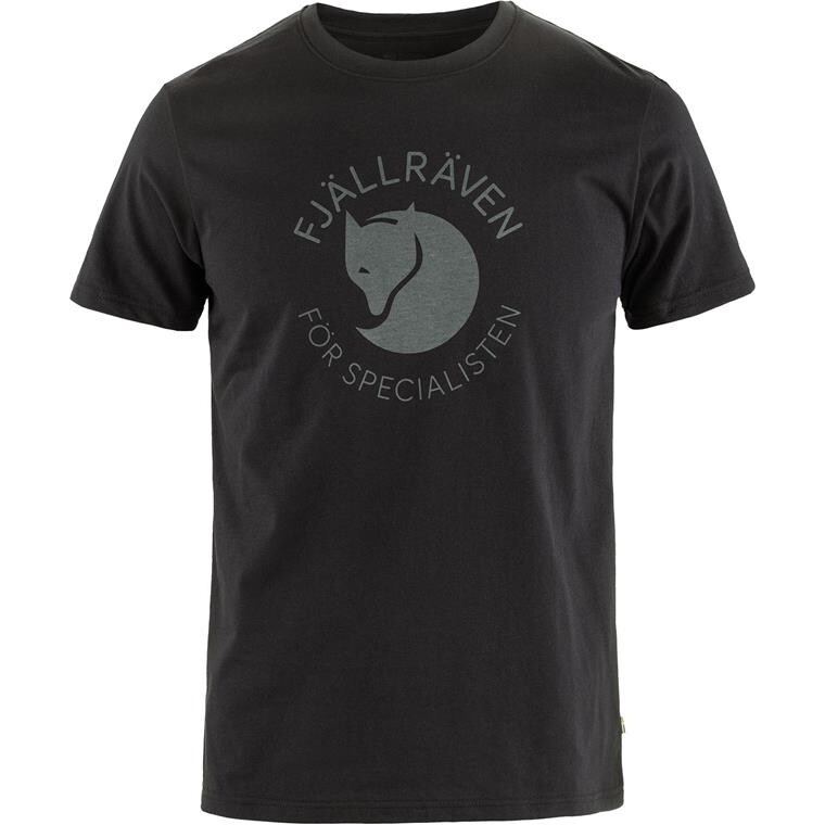 Fjällräven Mens Fjällräven Fox T-shirt  (Sort (BLACK/550) X-small)