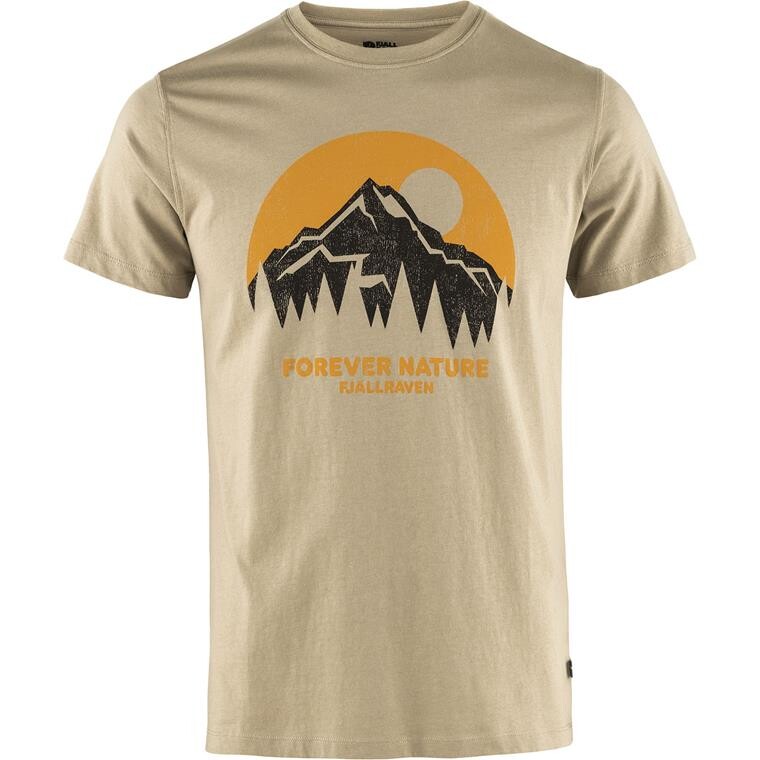Fjällräven Mens Nature T-shirt  (Hvid (FOSSIL/118) Small)