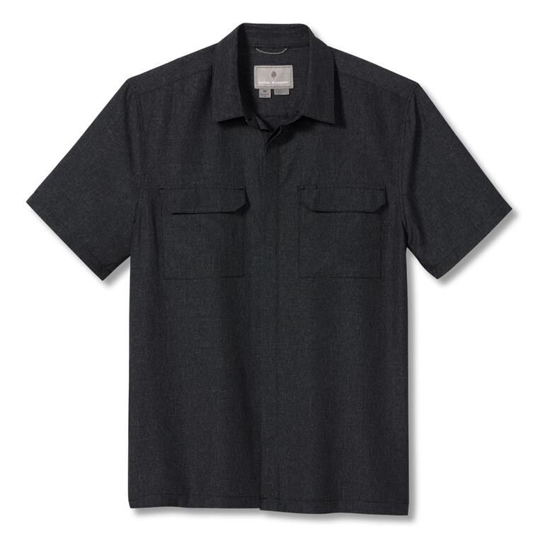 Royal Robbins Mens Sonoran Desert S/S  (Sort (JET BLACK) Small)