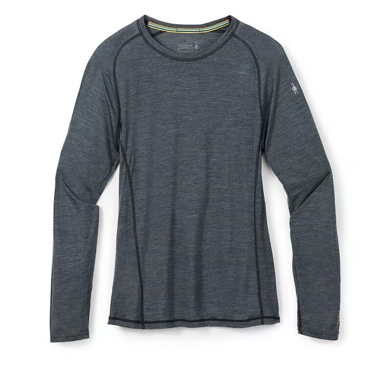 Smartwool Mens Active Ultralite Long Sleeve (Grå (CHARCOAL HEATHER) Small)