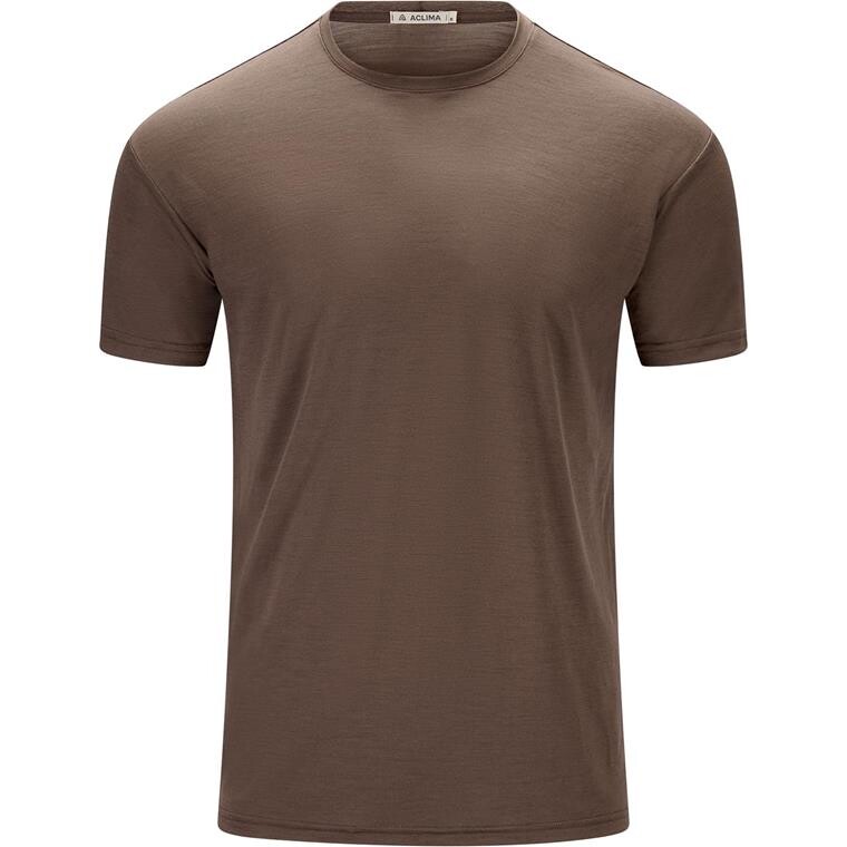 Aclima Mens Classic Tee  (Brun (DARK EARTH) X-small)