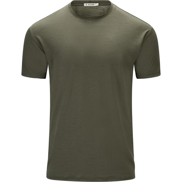 Aclima Mens Classic Tee  (Grøn (TARMAC) X-small)