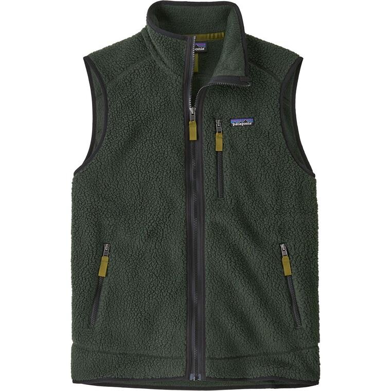 Patagonia Mens Retro Pile Vest  (Grøn (OLD GROWTH GREEN) Small)
