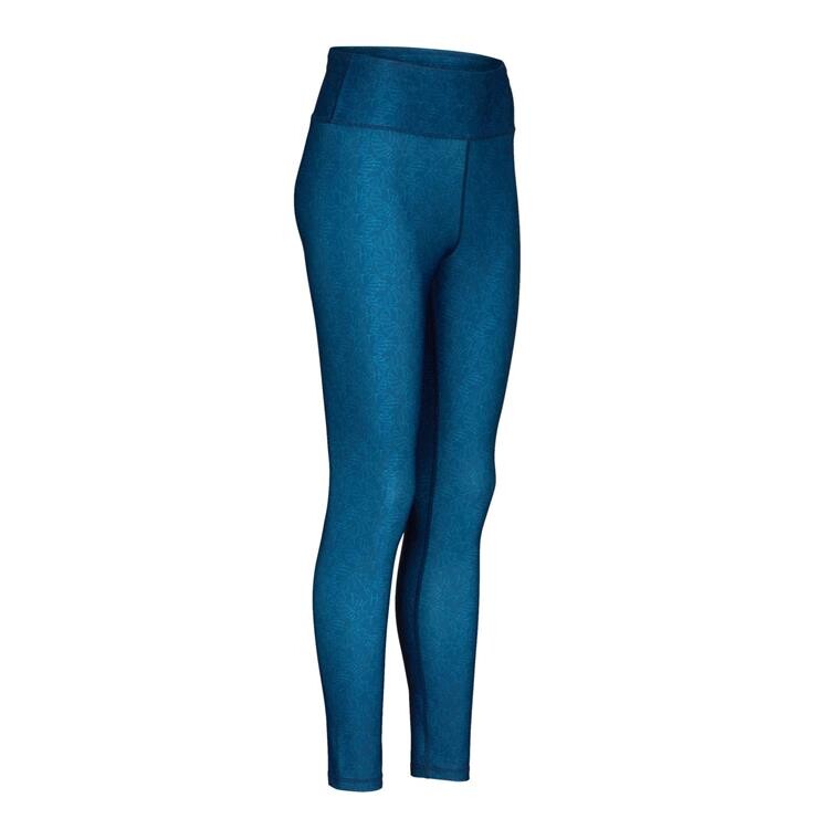 Frilufts Womens Vagur Tights  (Grøn (DARK SAPPHIRE LEAVES) Small)