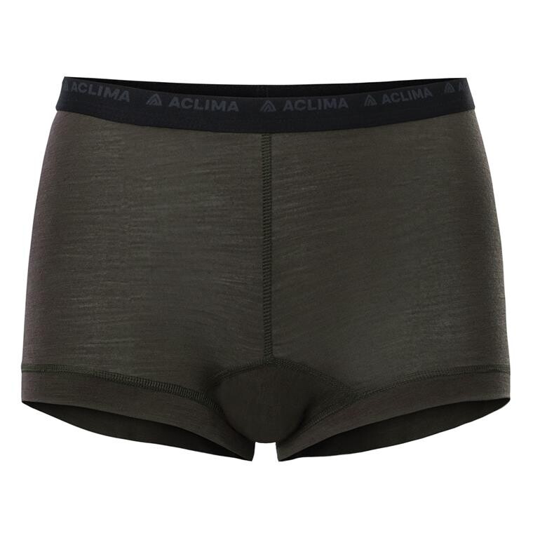 Aclima Womens Lightwool Hipsters (Grøn (TARMAC) X-small)