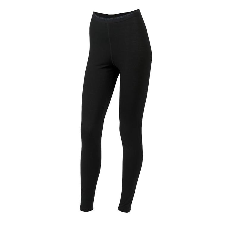 Aclima Womens Lightwool Longs (Sort (JET BLACK) X-small)