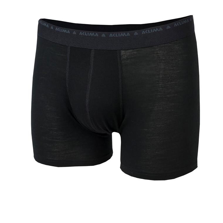 Aclima Mens Lightwool Shorts (Sort (JET BLACK) X-small)