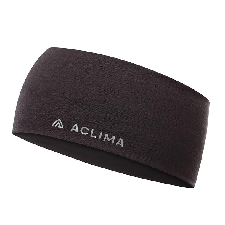 Aclima Lightwool Headband (Lilla (CHOCOLATE PLUM) Large)