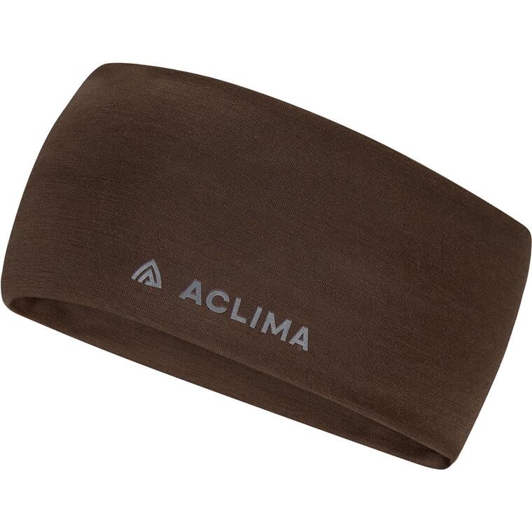 Aclima Lightwool Headband (Brun (DARK EARTH) Medium)