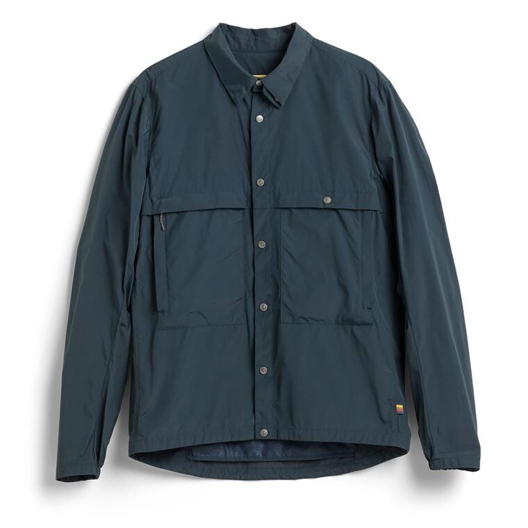 Fjällräven Mens S/F Rider's Wind Jacket  (Blå (NAVY/560) Small)