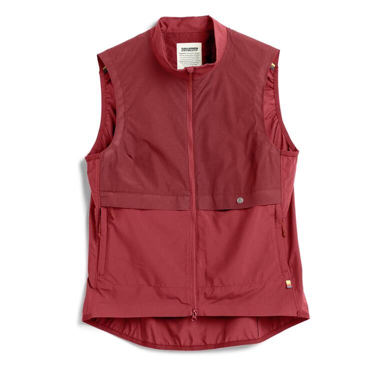 Fjällräven Womens S/F Adventure Vest  (Rød (POMEGRANATE RED/346) Small)