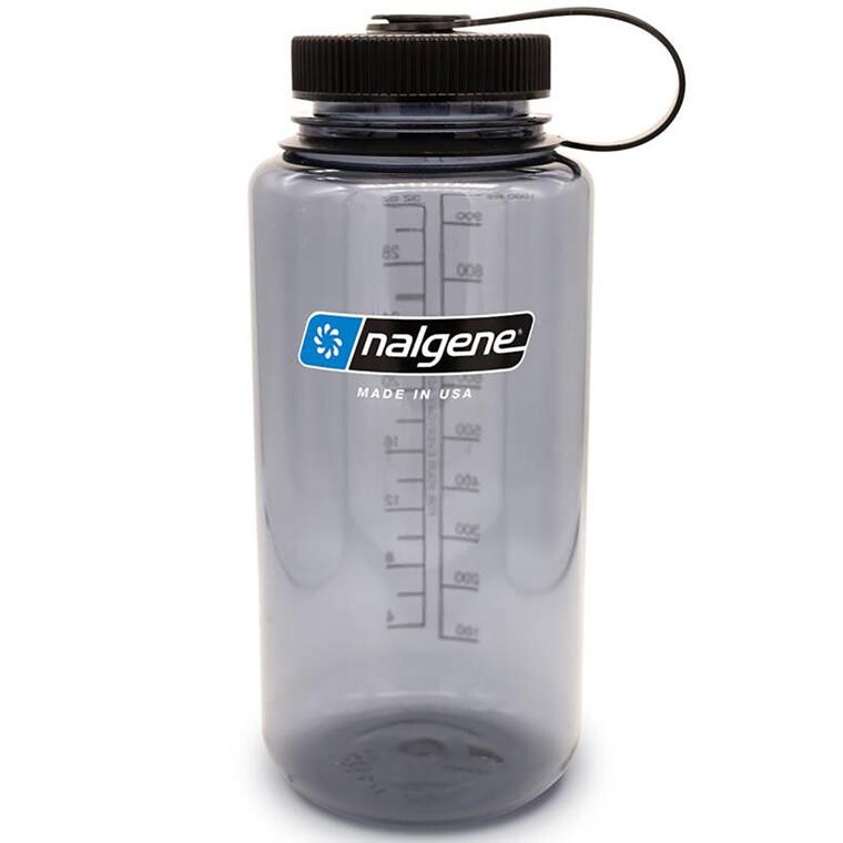 Nalgene Wide Mouth Sustain 1000 Ml (Grå (GRAY/BLACK))