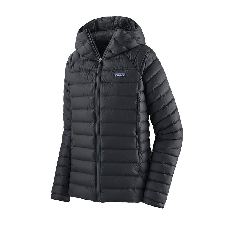 Patagonia Womens Down Sweater Hoody (Sort (BLACK) X-large)