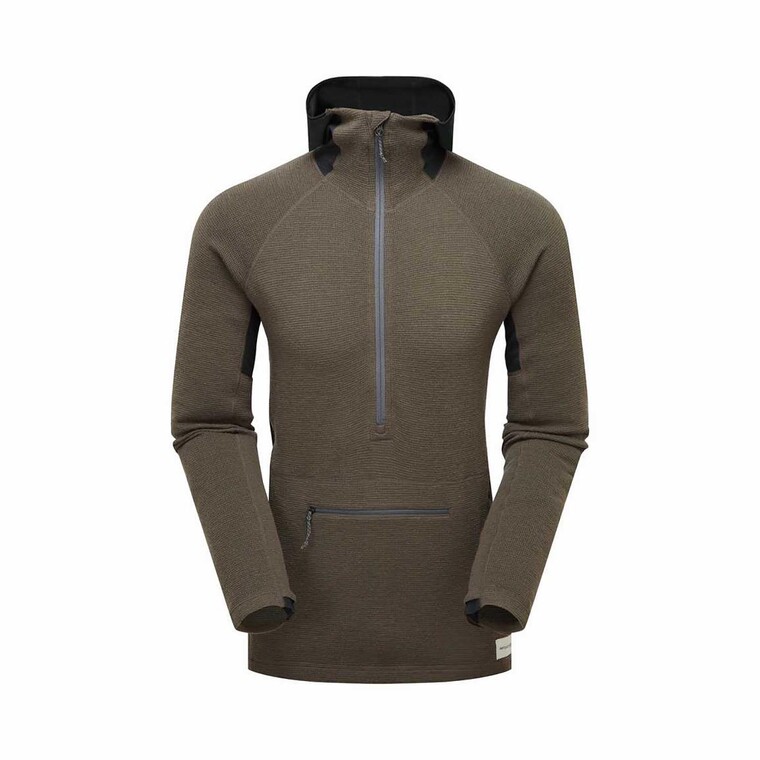 Artilect Mens Sundown 250 1/2 Zip Hd (Grøn (DEEP OLIVE/BLACK) Small)