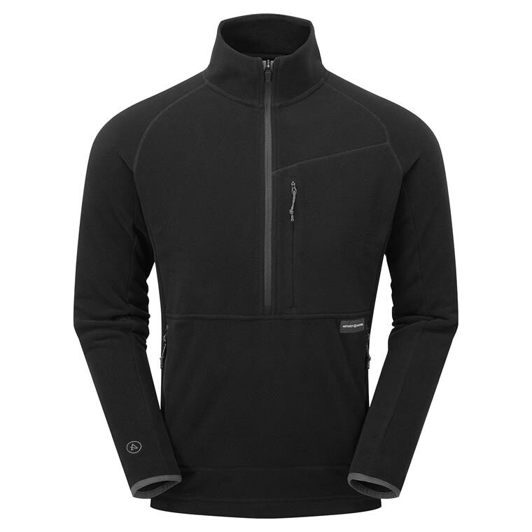 Artilect Mens Halfmoon Bio Pullover (Sort (BLACK) Small)
