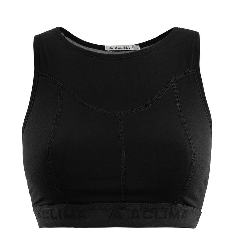 Aclima Womens FleeceWool Top (Sort (JET BLACK) Small)