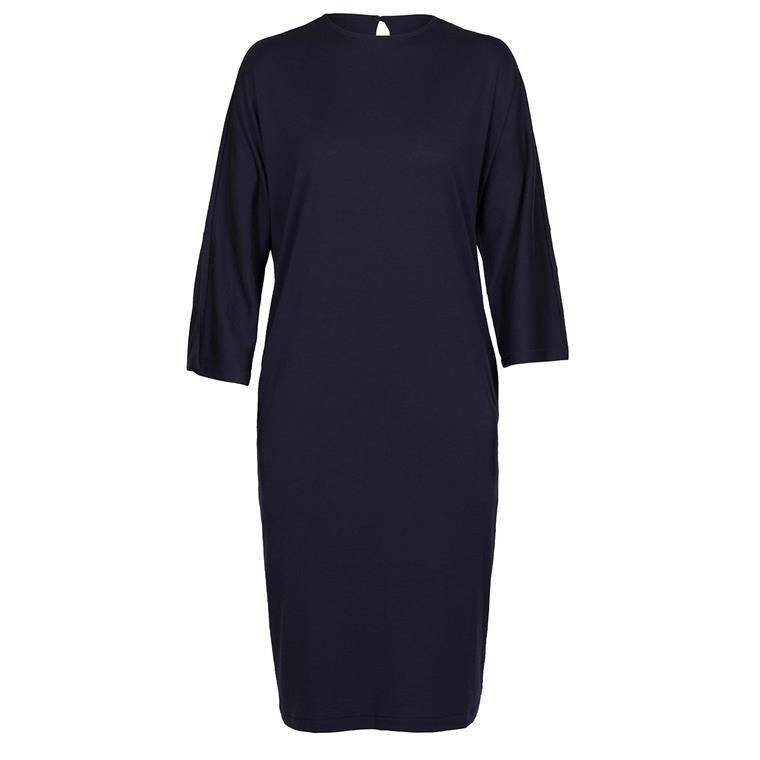 Icebreaker Womens Oasis L/S Dress (Blå (MIDNIGHT NAVY) Small)