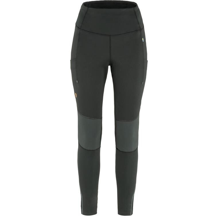 Fjällräven Womens Abisko Värm Trekking Tights (Sort (BLACK-IRON GREY/550-048) XX-small)