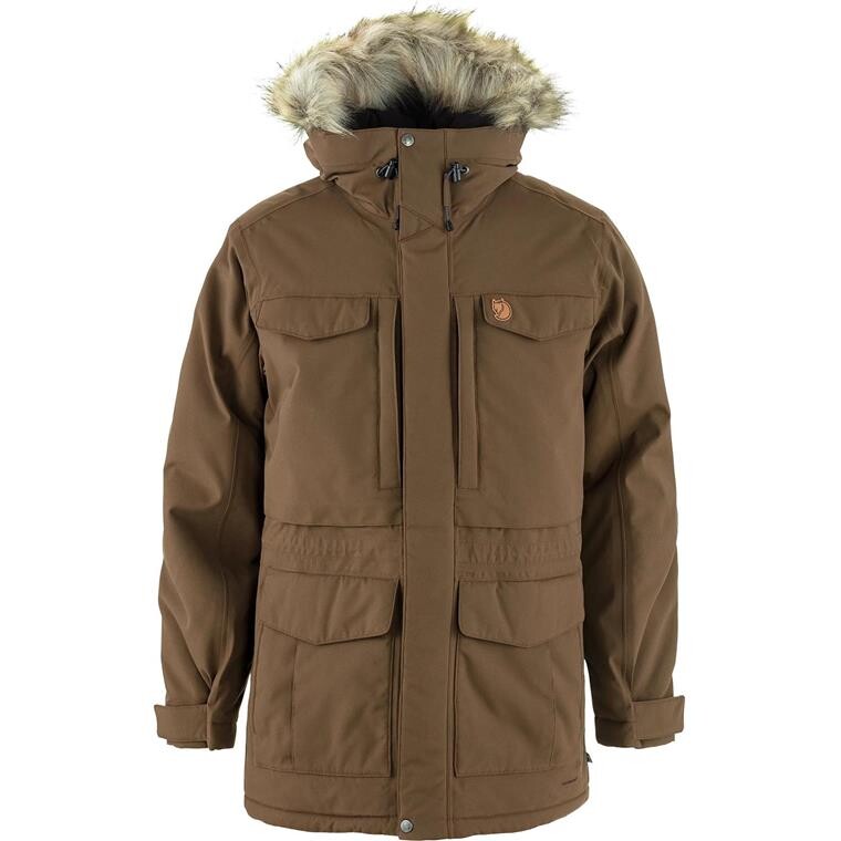 Fjällräven Mens Nuuk Parka (Brun (DARK OAK/299) Small)