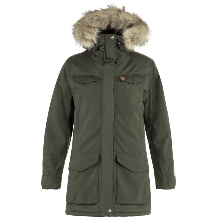 Fjällräven Womens Nuuk Parka (Grøn (DEEP FOREST/662) XX-small)