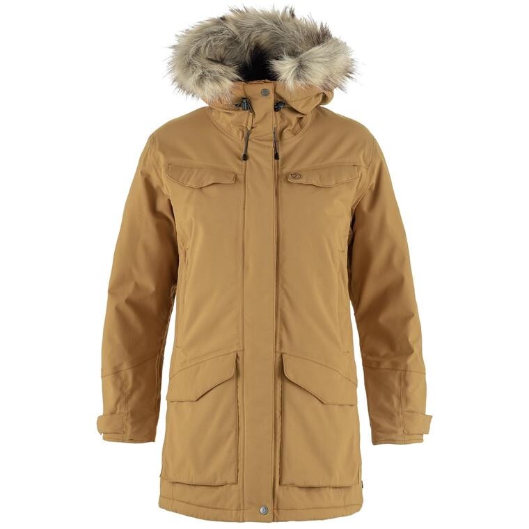 Fjällräven Womens Nuuk Parka (Brun (BUCKWHEAT BROWN/232) Large)