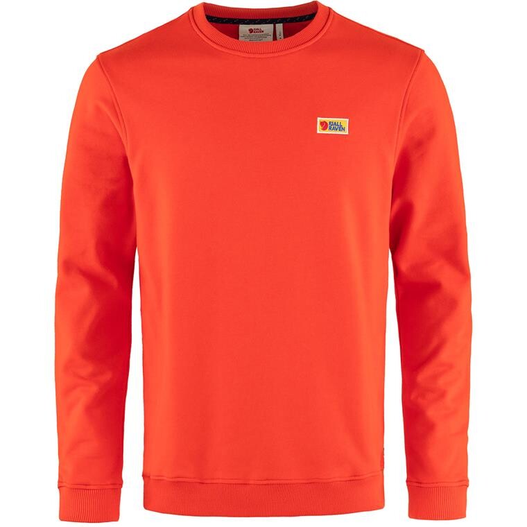 Fjällräven Mens Vardag Sweater (Orange (FLAME ORANGE/214) Small)