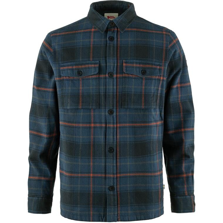 Fjällräven Mens Övik Lite Padded Shirt (Blå (DARK NAVY-INDIGO BLUE/555-534) X-small)