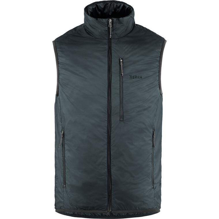 Tierra Mens Belay 60 Vest (Grå (PITCH GRAY) Small)