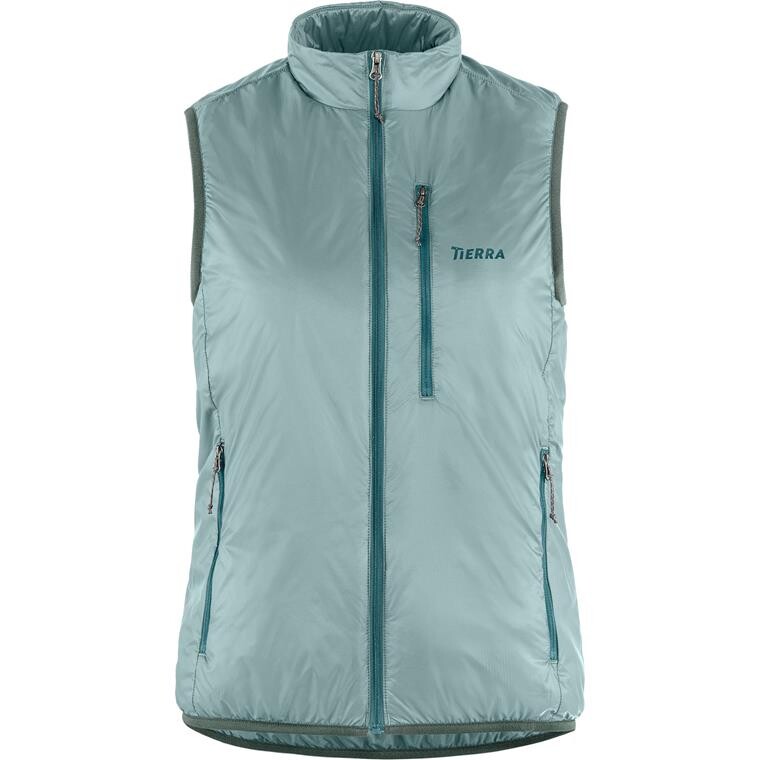 Tierra Womens Belay 60 Vest (Blå (PALE DUST) Small)
