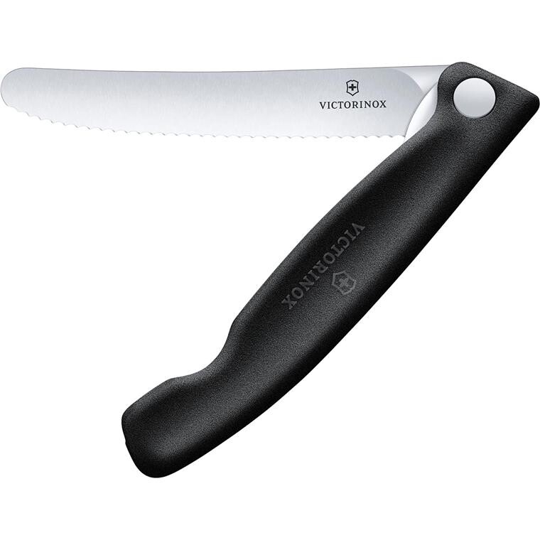 Victorinox Swiss Classic Foldable Picknic Knife (Sort (BLACK))