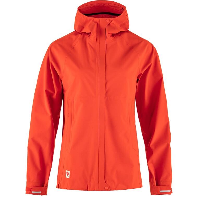 Fjällräven Womens HC Hydratic Trail Jacket (Orange (FLAME ORANGE/214) X-small)