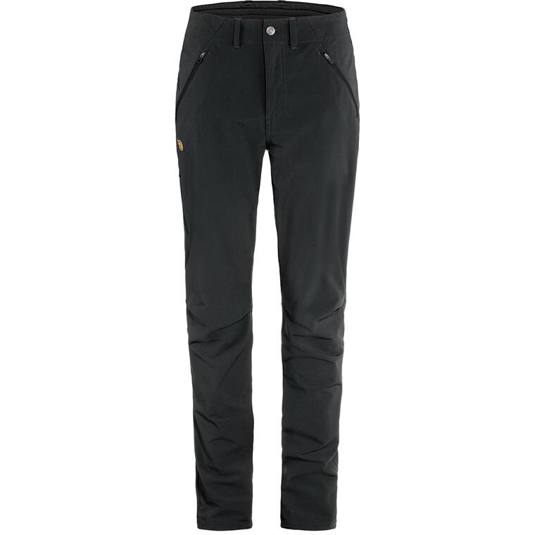 Fjällräven Womens Abisko Trail Stretch Trousers (Sort (BLACK/550) 34 lang)