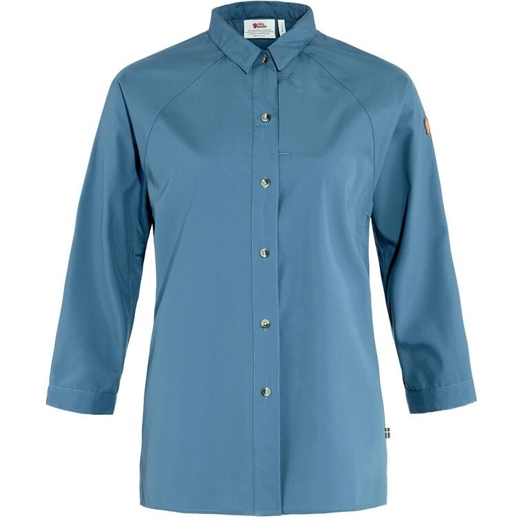 Fjällräven Womens Abisko Hike Shirt S2023 model (Blå (DAWN BLUE/543) Medium)