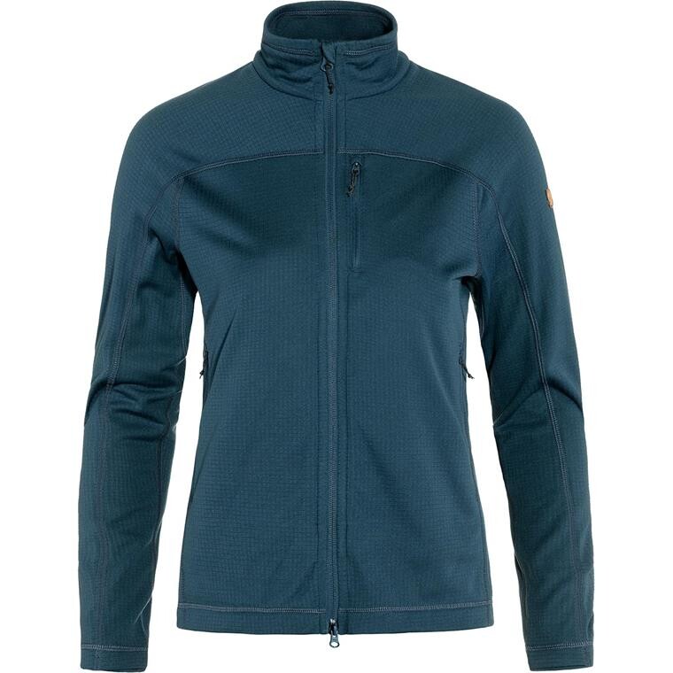 Fjällräven Womens Abisko Lite Fleece Jacket (Blå (INDIGO BLUE/534) X-small)