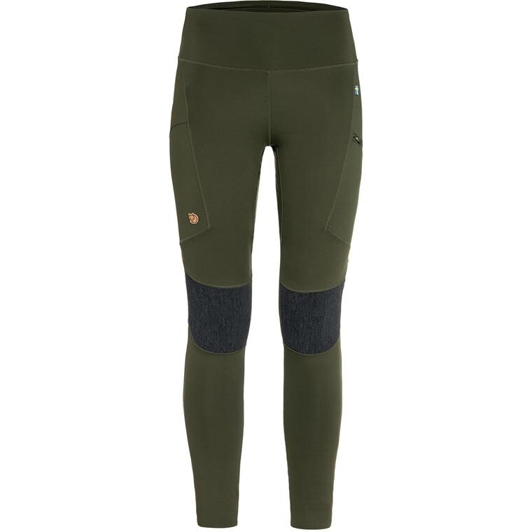 Fjällräven Womens Abisko Trekking Tights Hd (Grøn (DEEP FOREST/662) XX-small)