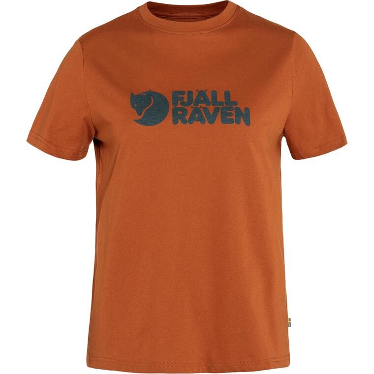 Fjällräven Womens Fjällräven Logo Tee (Brun (TERRACOTTA BROWN/243) XX-small)