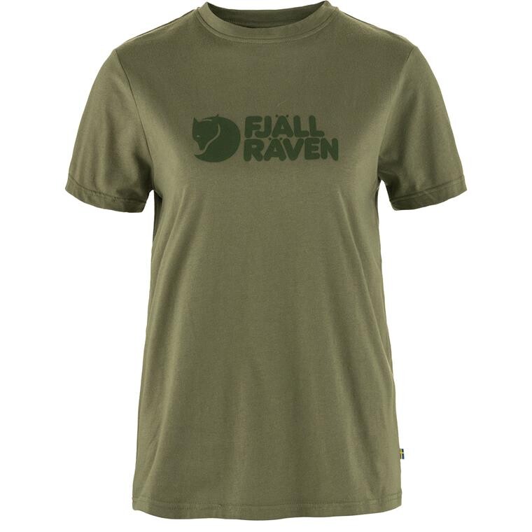 Fjällräven Womens Fjällräven Logo Tee (Grøn (GREEN/620) X-small)