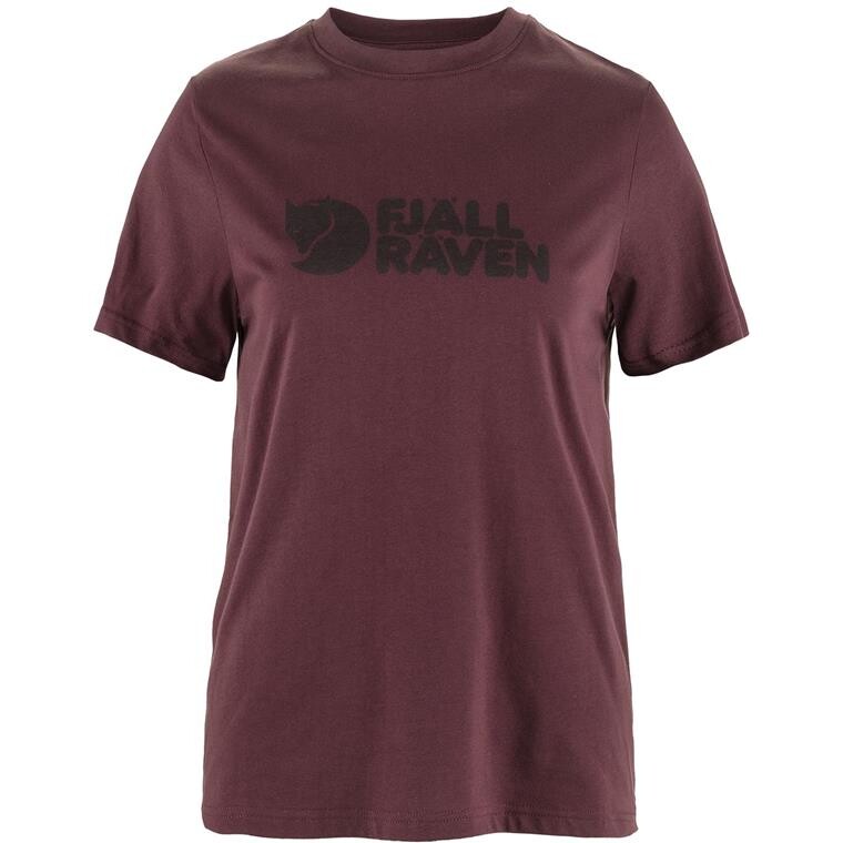 Fjällräven Womens Fjällräven Logo Tee (Rød (PORT/357) XX-small)