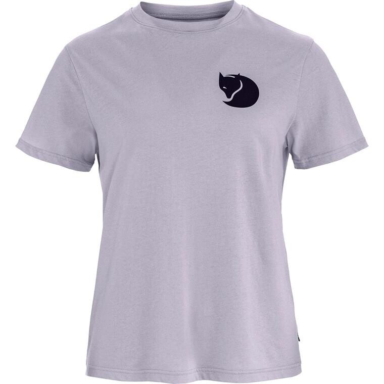 Fjällräven Womens Fox Boxy Logo Tee (Lilla (LAVENDER MIST/452) XX-small)