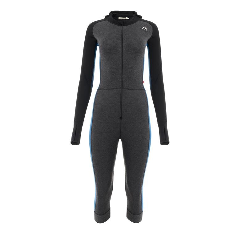 Aclima Womens WarmWool Overall 3/4 (Grå (MARENGO/JET BLACK/CORSAIR) X-small)