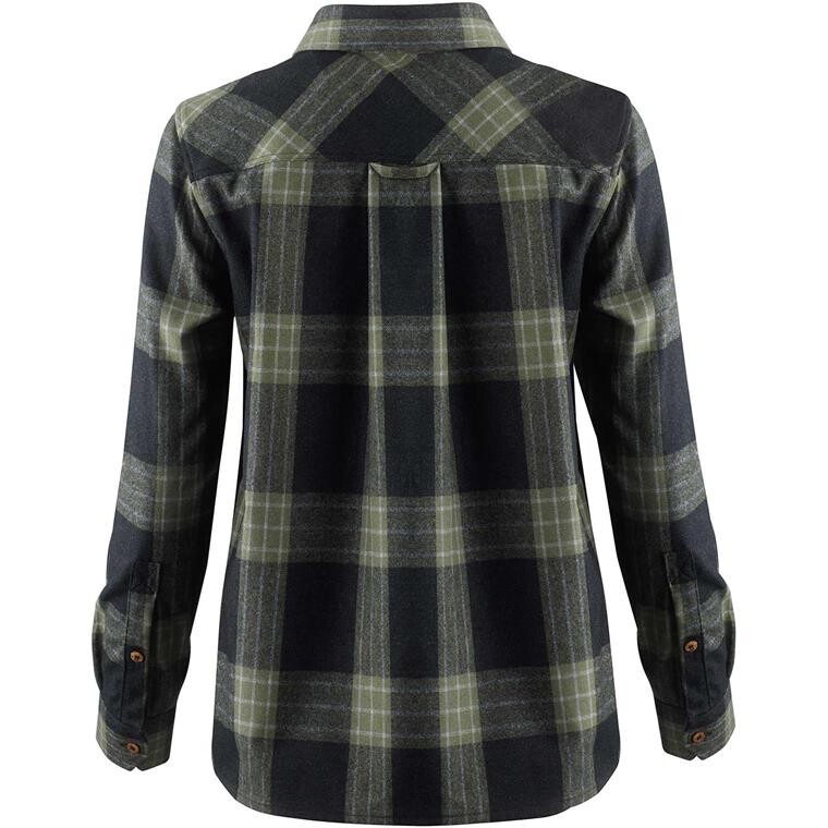 Aclima Womens LeisureWool Reborn Shirt (Grøn (FOREST MELANGE) X-small)