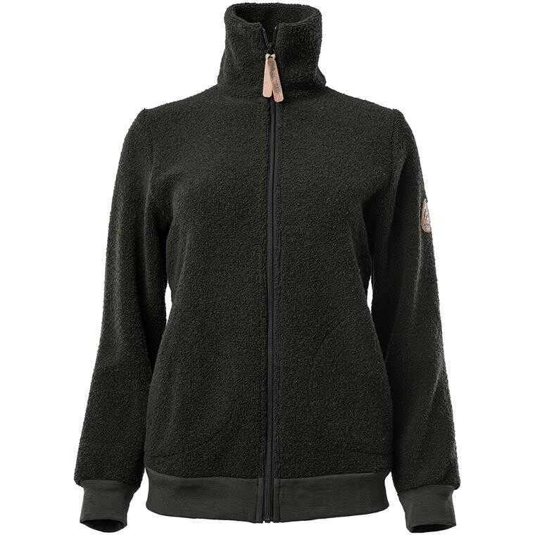 Aclima Womens Reborn Terry Jacket (Grøn (OLIVE MELANGE) Medium)