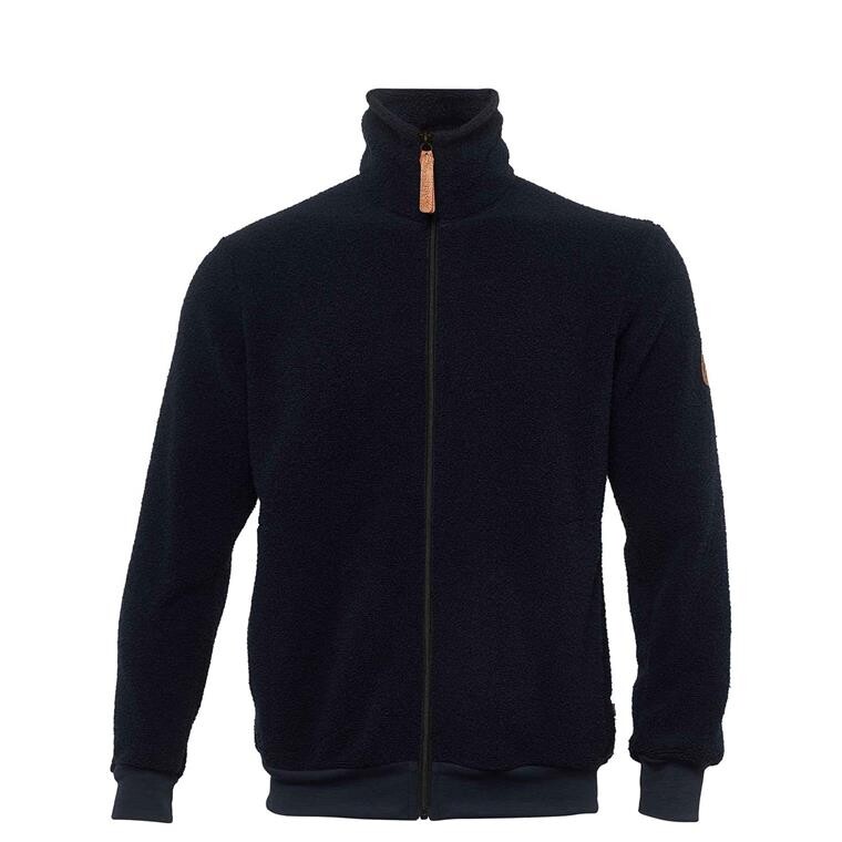 Aclima Mens Reborn Terry Jacket (Blå (NAVY MELANGE) X-small)