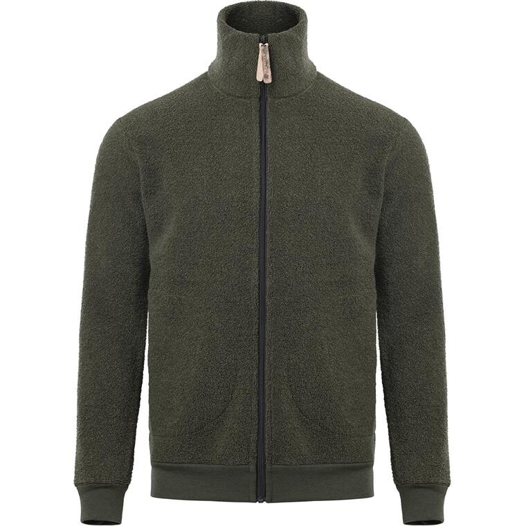 Aclima Mens Reborn Terry Jacket (Grøn (OLIVE MELANGE) X-small)