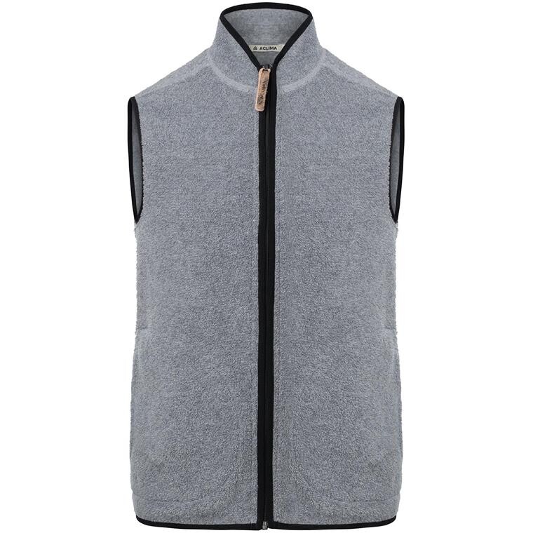 Aclima Mens Reborn Terry Vest (Grå (LIGHT GREY MELANGE) X-small)