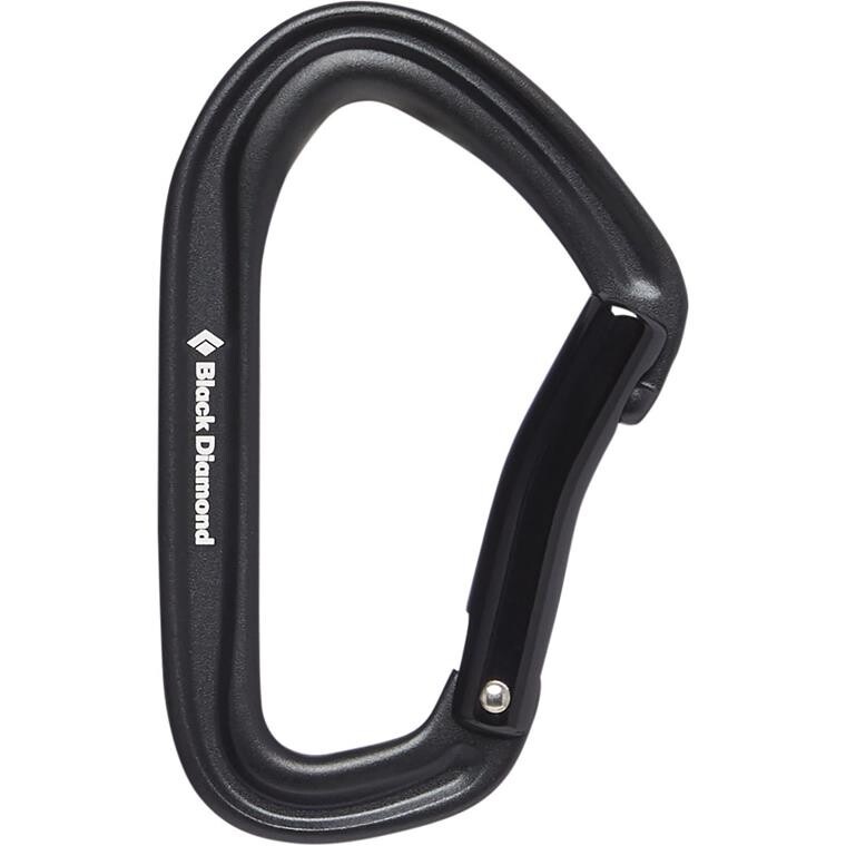 Black Diamond Hotforge Bent Gate Carabiner (Sort (BLACK))